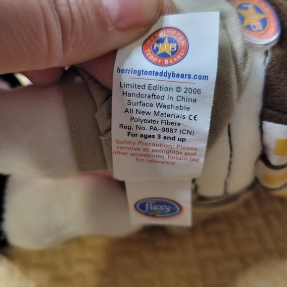 Herrington teddy bear cow parade mooflower plush - Picture 7 of 7